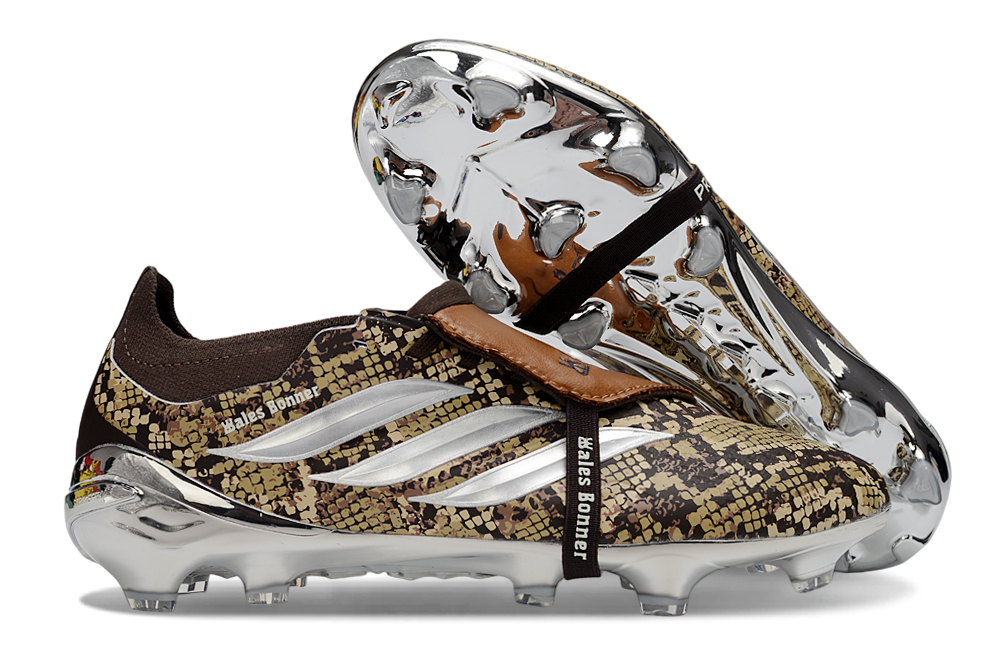 Predator Elite Tongue FG — White/Brown Camo